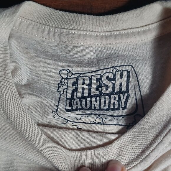 Fresh Laundry Graphic T-Shirt Mens Medium Mushrooms Skulls Rave Tee Trippy - Picture 11 of 11